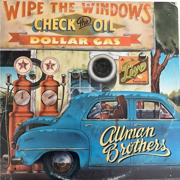 VINTAGE THE ALLMAN BROTHERS BAND WIPE THE WINDOWS VINYL SET OF 2 VINYL RECORD - Picture 3 of 9